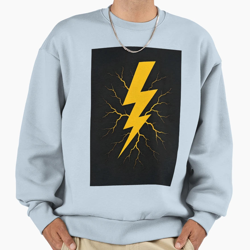 Thunderbolts Power Burst Energy Sweatshirt - Aesthetic Graphic Unisex - T-Shirt, Sweatshirt, Hoodie