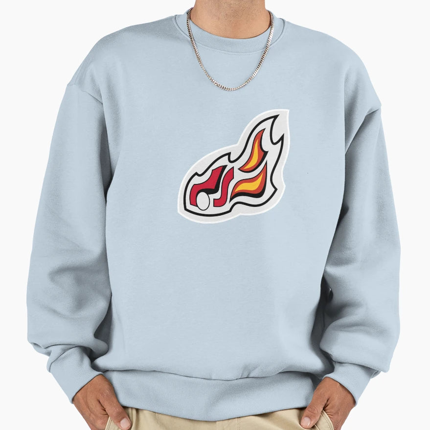 Champion Flame Sweatshirt - Fun Novelty Design Men Women - T-Shirt, Sweatshirt, Hoodie