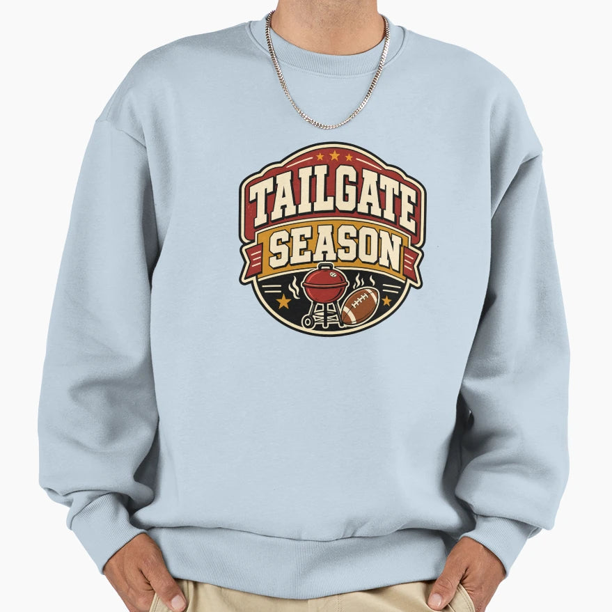 Football Tailgating Bbq Party Sweatshirt - Graphic Print Men Women - T-Shirt, Sweatshirt, Hoodie