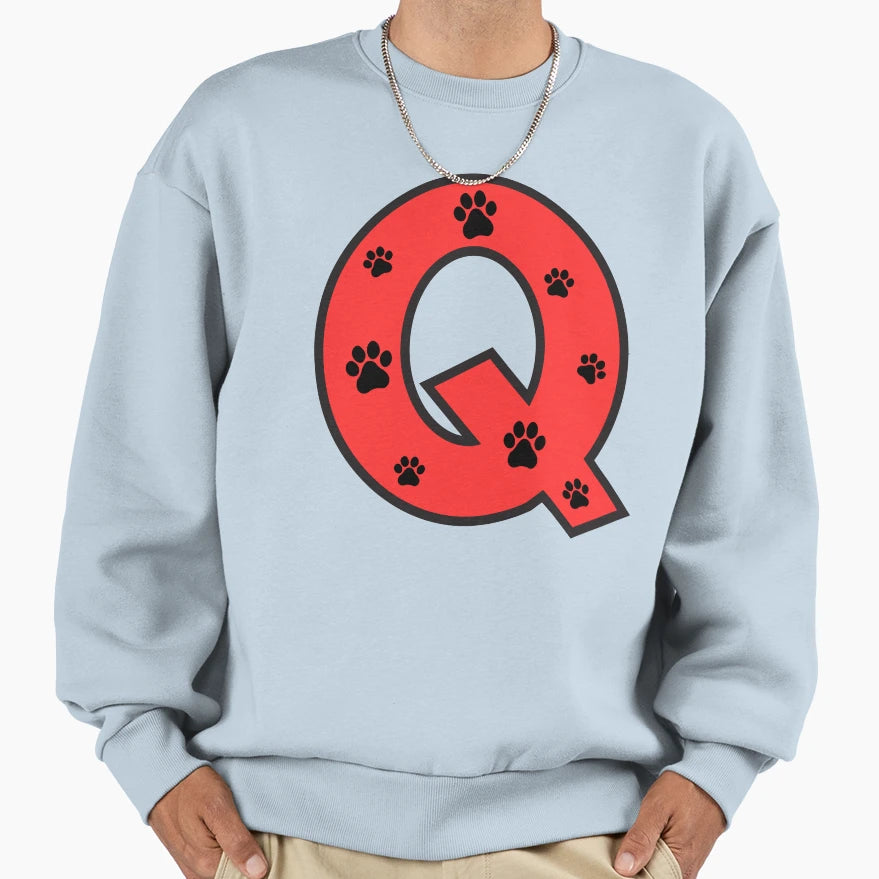 Paw Alphabet Sweatshirt - Fun Novelty Design Unisex - T-Shirt, Sweatshirt, Hoodie