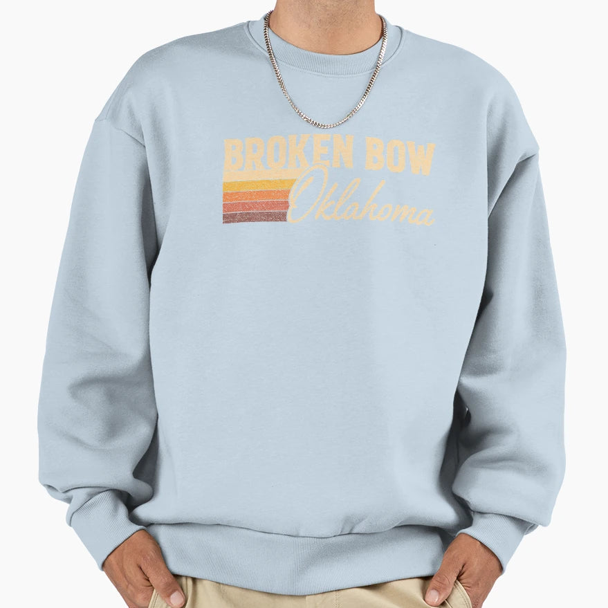 Broken Bow Oklahoma Sweatshirt - Trendy Graphic for Adults - T-Shirt, Sweatshirt, Hoodie
