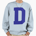 Alphabet Blue D Sports Letter D Sweatshirt - Fun Novelty Design Unisex - T-Shirt, Sweatshirt, Hoodie