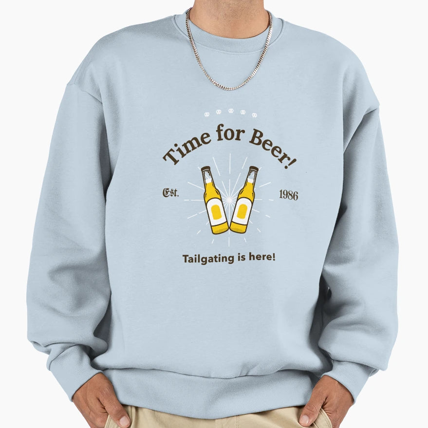 Tailgating And Beer Sweatshirt - Casual Everyday Wear for Adults - T-Shirt, Sweatshirt, Hoodie
