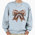 Football Coquette Bow Touchdown Sweatshirt - Aesthetic Graphic Men Women - T-Shirt, Sweatshirt, Hoodie