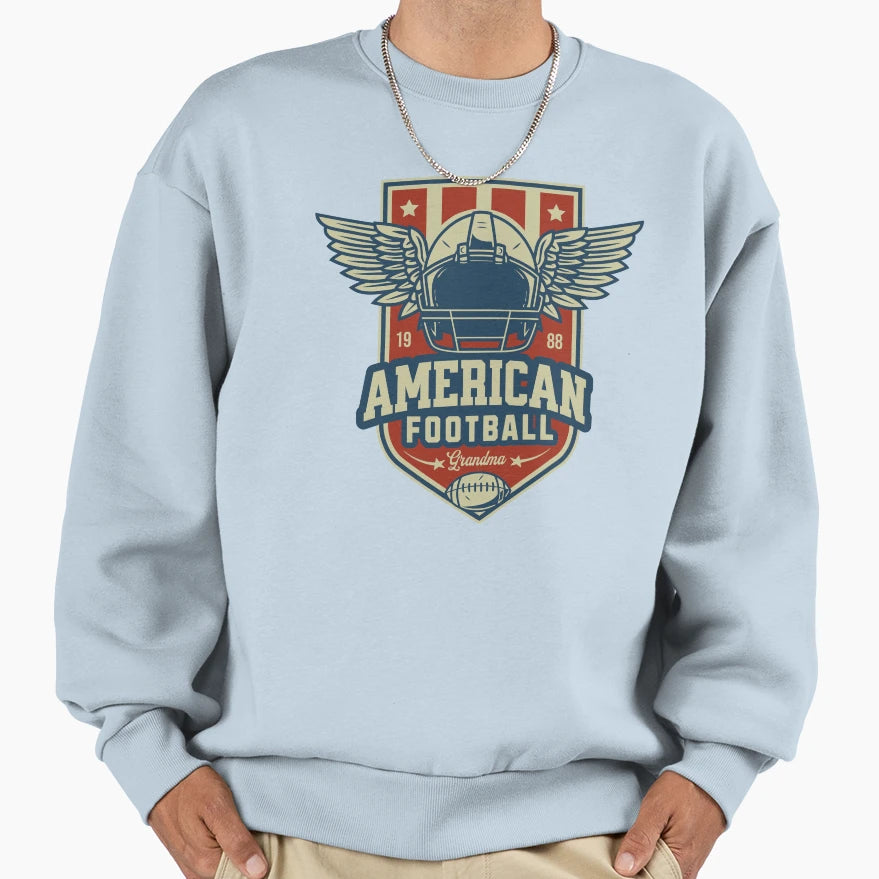 American Football Grandma Sweatshirt - Trendy Graphic Unisex - T-Shirt, Sweatshirt, Hoodie