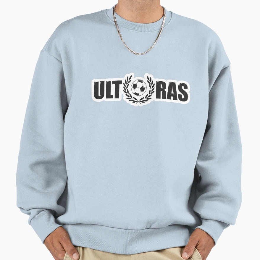 Ultras Black White Sweatshirt - Graphic Print for Adults - T-Shirt, Sweatshirt, Hoodie