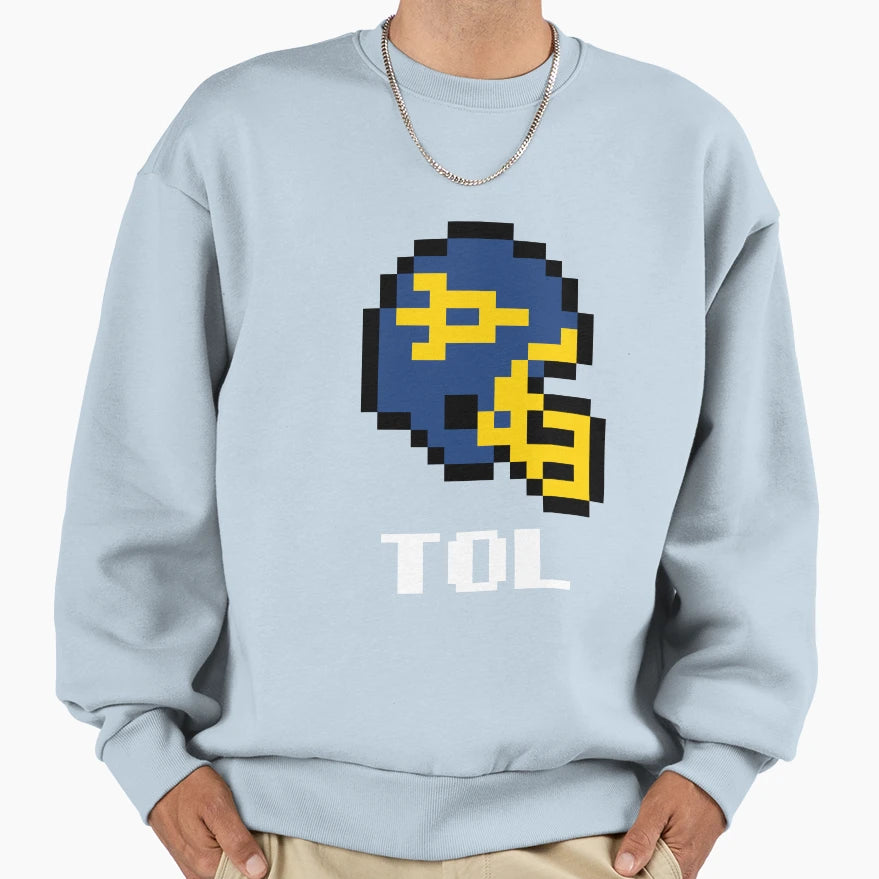 Toledo Rockets Tecmo Super Bowl Sweatshirt - Aesthetic Graphic Men Women - T-Shirt, Sweatshirt, Hoodie