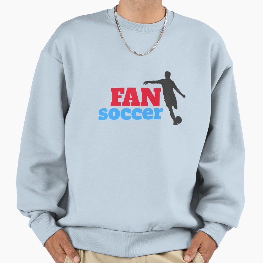 Soccer Sweatshirt - Graphic Print Unisex - T-Shirt, Sweatshirt, Hoodie