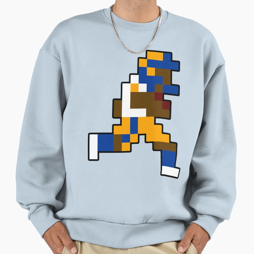 8 Bit Los Angeles Pixel Football Sweatshirt - Unique Graphic Men Women - T-Shirt, Sweatshirt, Hoodie