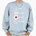 Eat Sleep J Pop Japanese Music Jpop Sweatshirt - Graphic Print Men Women - T-Shirt, Sweatshirt, Hoodie