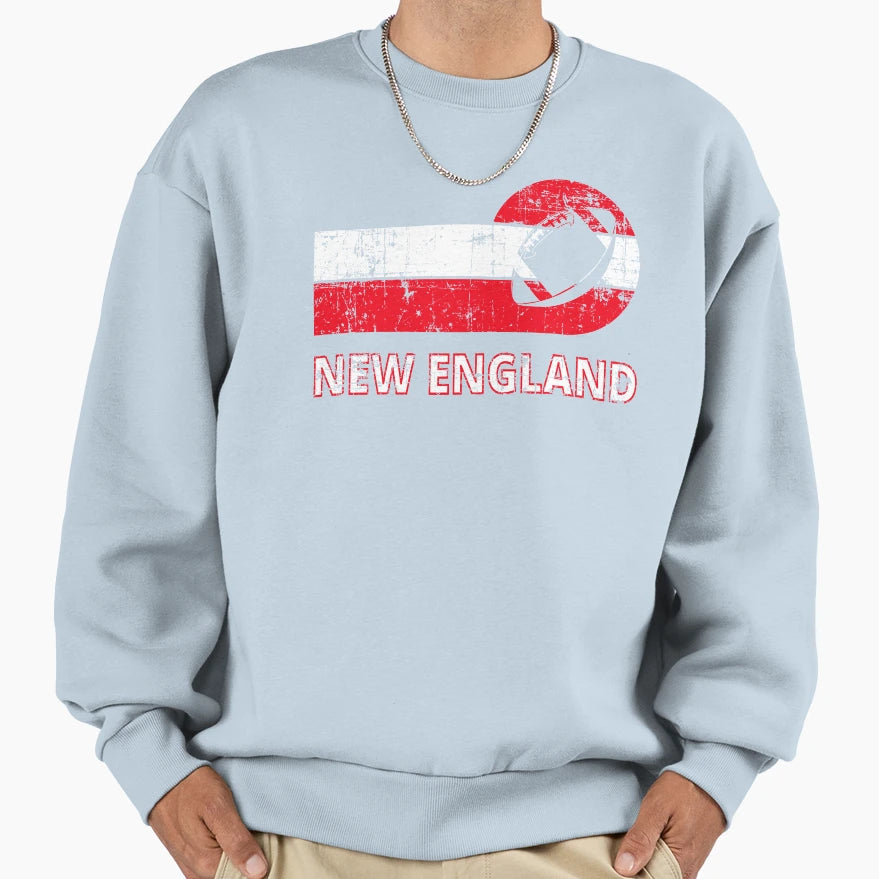 New England Football Team Ii Sweatshirt - Unique Graphic Unisex - T-Shirt, Sweatshirt, Hoodie