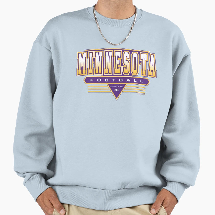 Minnesota Football Vikings Sweatshirt - Casual Everyday Wear Unisex - T-Shirt, Sweatshirt, Hoodie