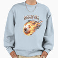 Game Flaming Soccer Ball T-Shirt - Minimalist Print Men Women - T-Shirt, Sweatshirt, Hoodie