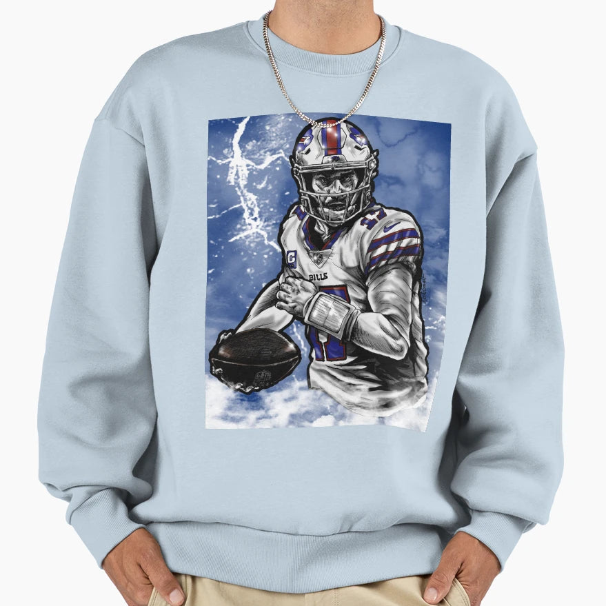 Allen Running Full Sweatshirt - Aesthetic Graphic for Adults - T-Shirt, Sweatshirt, Hoodie