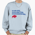 Tabes Tailgates Touchdowns Buffalo Sweatshirt - Unique Graphic for Adults - T-Shirt, Sweatshirt, Hoodie
