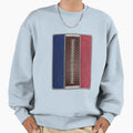 Football Blue Red And Gray Team Sweatshirt - Casual Everyday Wear Unisex - T-Shirt, Sweatshirt, Hoodie