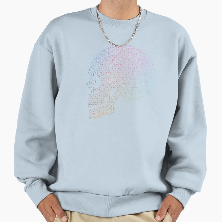 Skull Sweatshirt - Graphic Print Unisex - T-Shirt, Sweatshirt, Hoodie