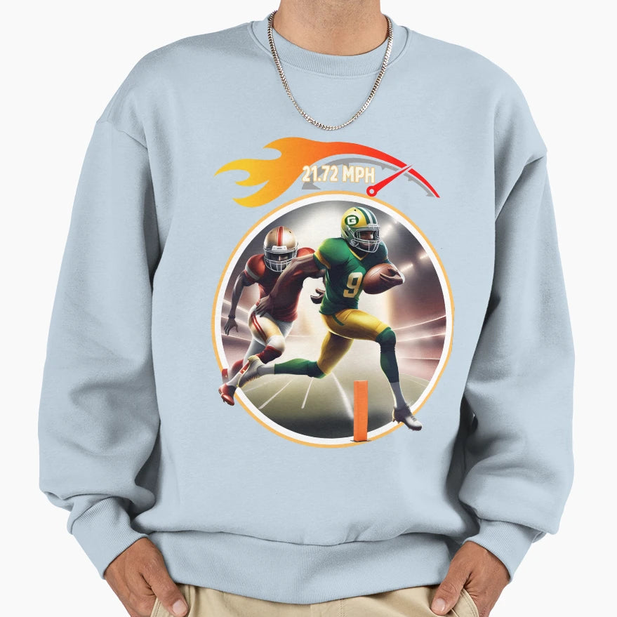 Wide Reciever Sweatshirt - Custom Art Print Unisex - T-Shirt, Sweatshirt, Hoodie