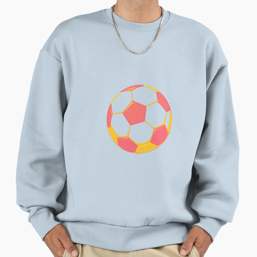 Soccer Ball Sweatshirt - Casual Everyday Wear Men Women - T-Shirt, Sweatshirt, Hoodie