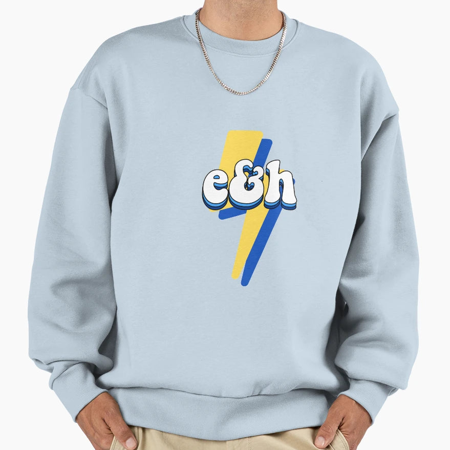 Emory And Henry Lightning Bolt Sweatshirt - Unique Graphic Unisex - T-Shirt, Sweatshirt, Hoodie