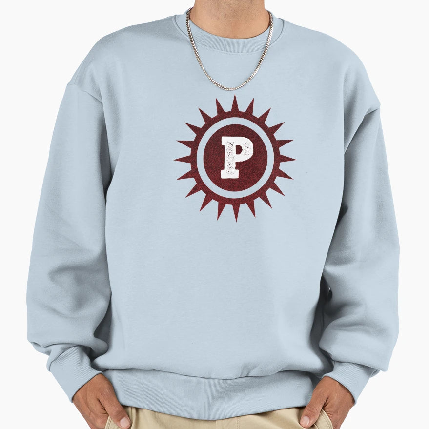 Monogram P Red Spike Logo Sweatshirt - Novelty Apparel Men Women - T-Shirt, Sweatshirt, Hoodie