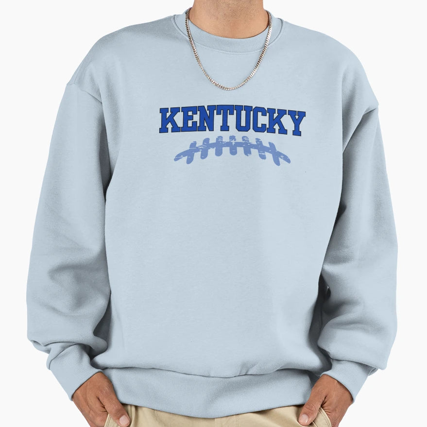 Kentucky Football Blue Sweatshirt - Aesthetic Graphic for Adults - T-Shirt, Sweatshirt, Hoodie