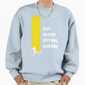Eat Sleep Futsal Repeat Sweatshirt - Unique Graphic Men Women - T-Shirt, Sweatshirt, Hoodie