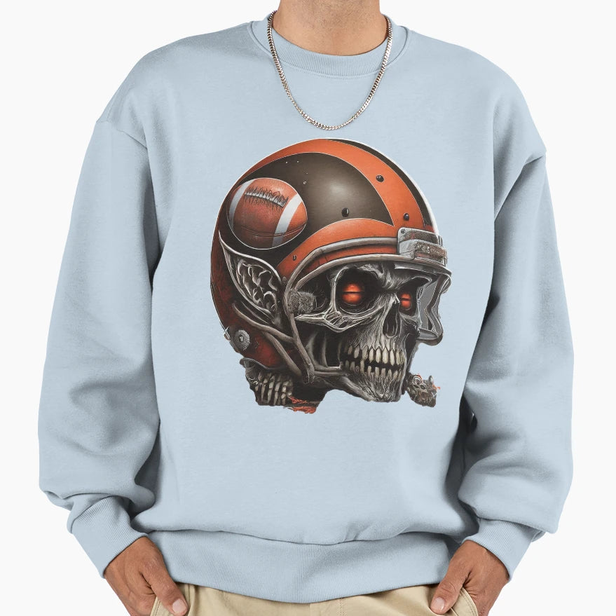 Dawg Pound Skeleton Sweatshirt - Custom Art Print for Adults - T-Shirt, Sweatshirt, Hoodie