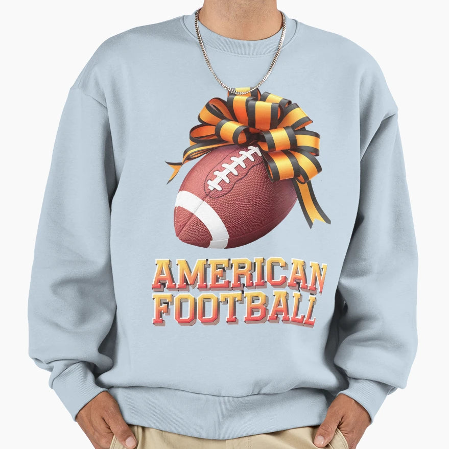 Coquette Football Lets American Sweatshirt - Novelty Apparel Men Women - T-Shirt, Sweatshirt, Hoodie