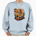 Receiver Skeleton Halloween Sweatshirt - Aesthetic Graphic Men Women - T-Shirt, Sweatshirt, Hoodie