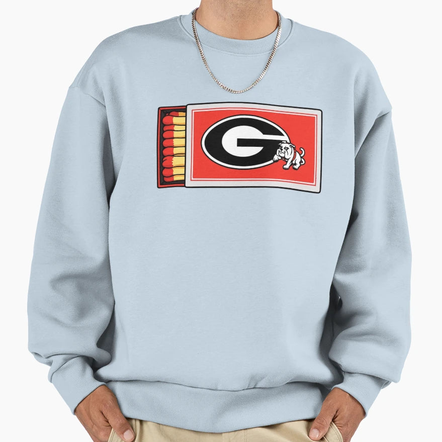 Red Matchbox Football Sports Sweatshirt - Casual Everyday Wear Men Women - T-Shirt, Sweatshirt, Hoodie