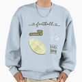 Olive Green Watercolor Football Sweatshirt - Streetwear Style Men Women - T-Shirt, Sweatshirt, Hoodie