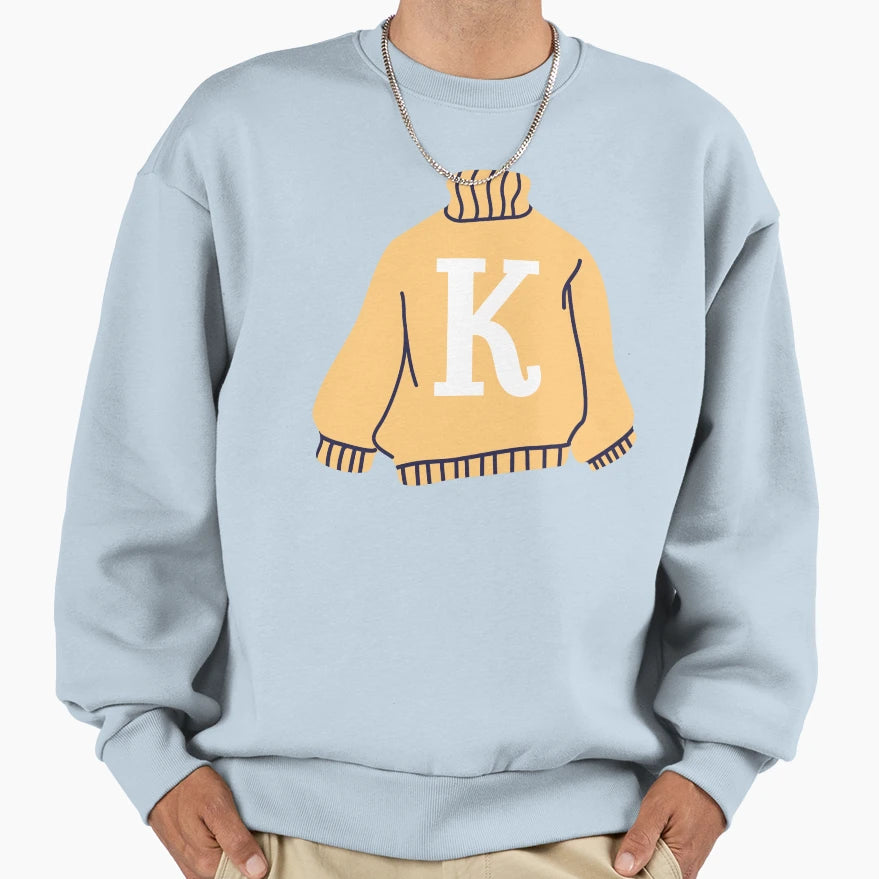 Letter Sweatshirt - Aesthetic Graphic Men Women - T-Shirt, Sweatshirt, Hoodie