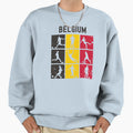 Belgium Soccer Sweatshirt - Custom Art Print for Adults - T-Shirt, Sweatshirt, Hoodie