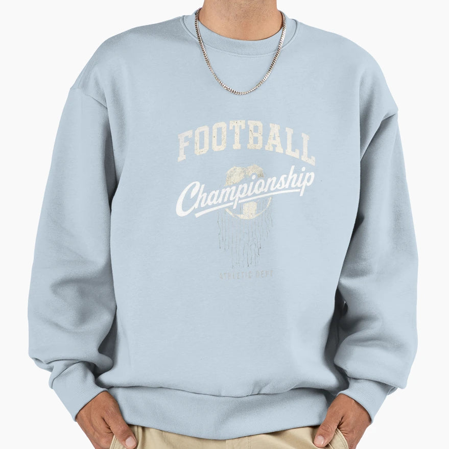 Football Championship Athletic Sweatshirt - Custom Art Print Men Women - T-Shirt, Sweatshirt, Hoodie