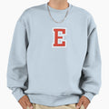 Letter E Initial E Varsity Red Sweatshirt - Fun Novelty Design for Adults - T-Shirt, Sweatshirt, Hoodie
