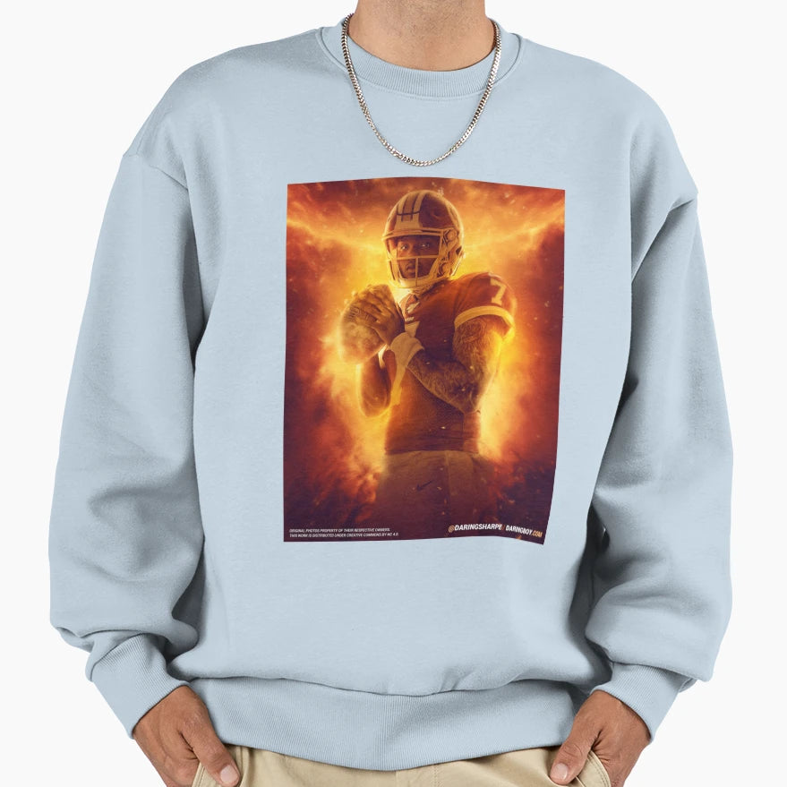Dwayne Haskins 3 Sweatshirt - Unique Graphic for Adults - T-Shirt, Sweatshirt, Hoodie