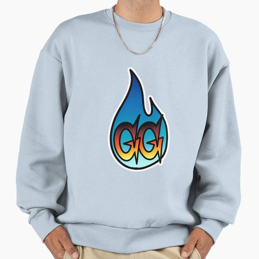 Gg Fire Sweatshirt - Graphic Print Men Women - T-Shirt, Sweatshirt, Hoodie