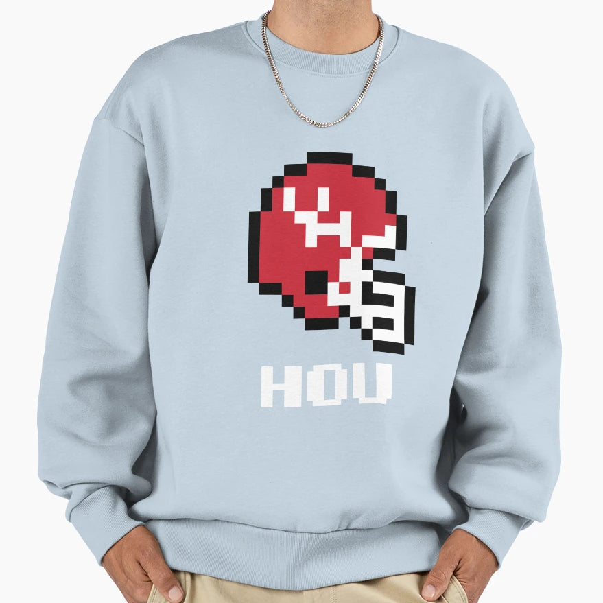 Houston Cougars Tecmo Super Bowl Sweatshirt - Unique Graphic Unisex - T-Shirt, Sweatshirt, Hoodie