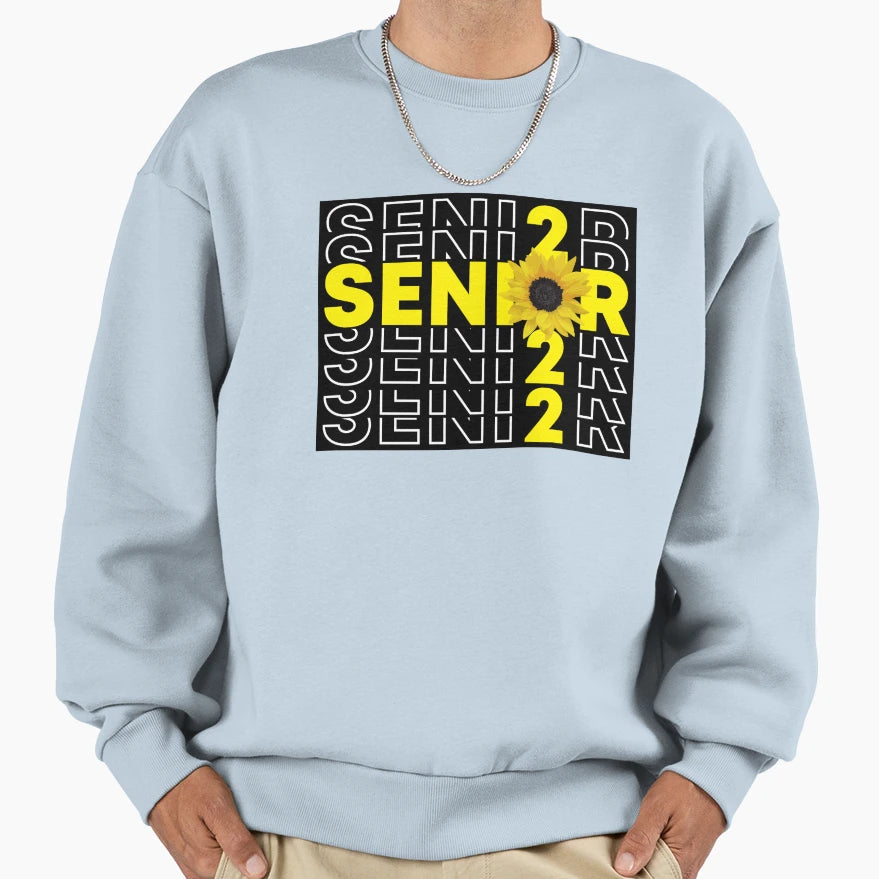 My Last First Day Senior 2022 Sweatshirt - Minimalist Print Men Women - T-Shirt, Sweatshirt, Hoodie