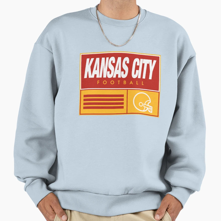 Kansas City Football Sweatshirt - Unique Graphic Men Women - T-Shirt, Sweatshirt, Hoodie