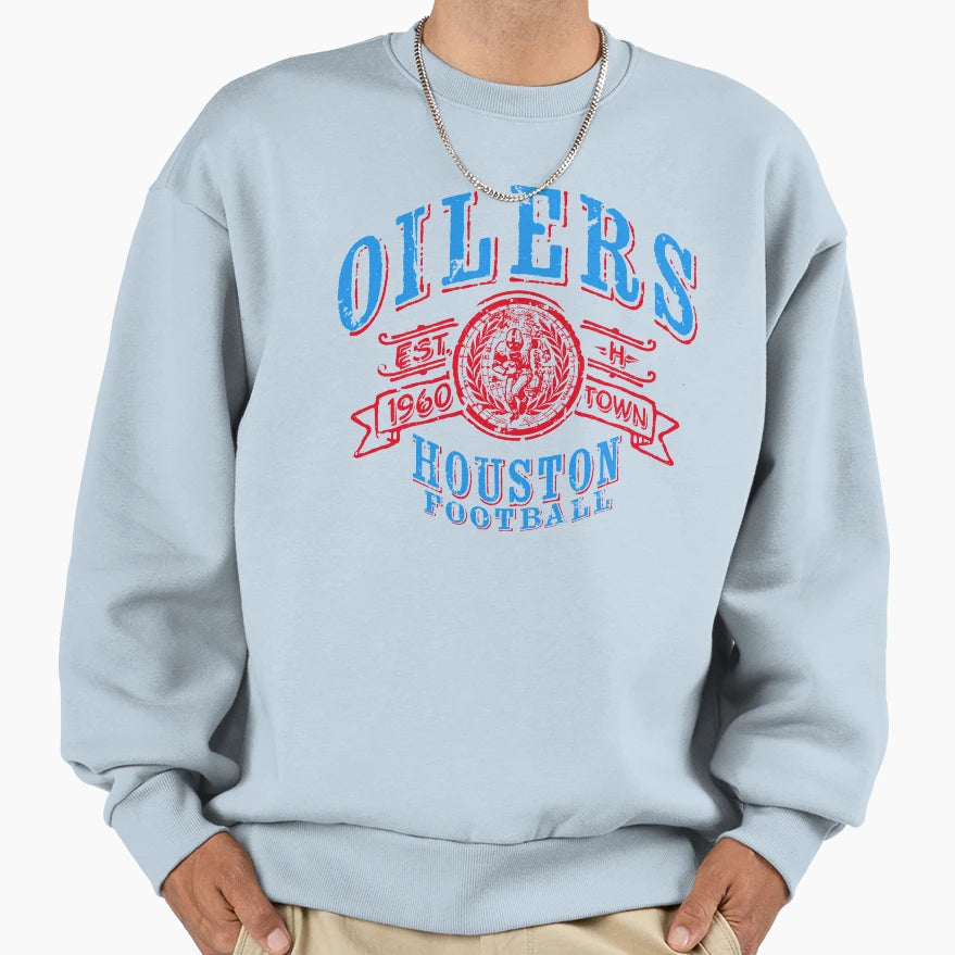 Oilers Football Sweatshirt - Trendy Graphic Unisex - T-Shirt, Sweatshirt, Hoodie