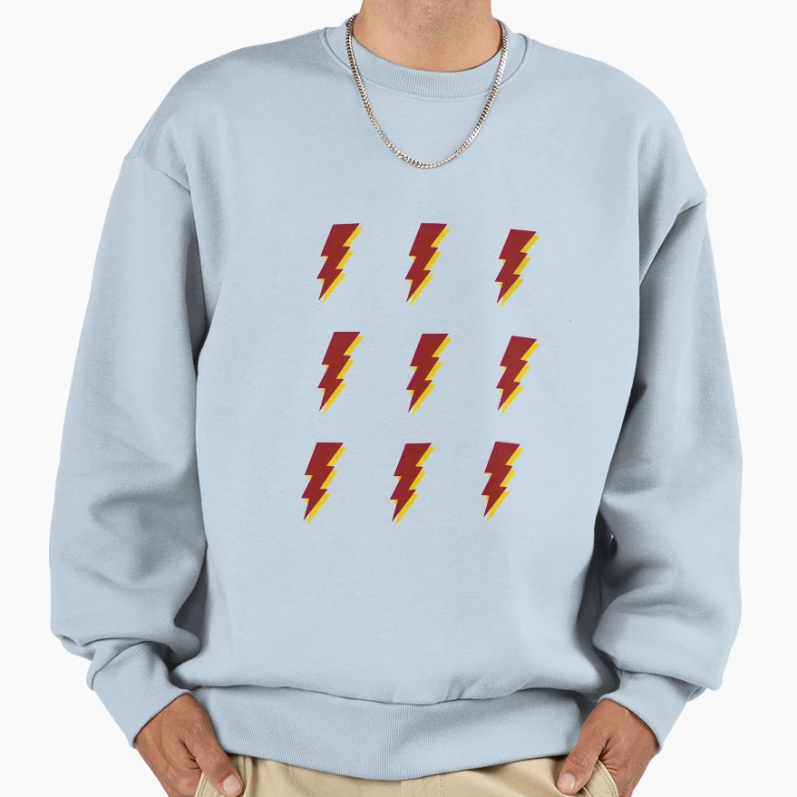 Lighting Bolt Sweatshirt - Graphic Print for Adults - T-Shirt, Sweatshirt, Hoodie