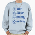 Eat Sleep Football Repeat Rangers Sweatshirt - Streetwear Style Men Women - T-Shirt, Sweatshirt, Hoodie