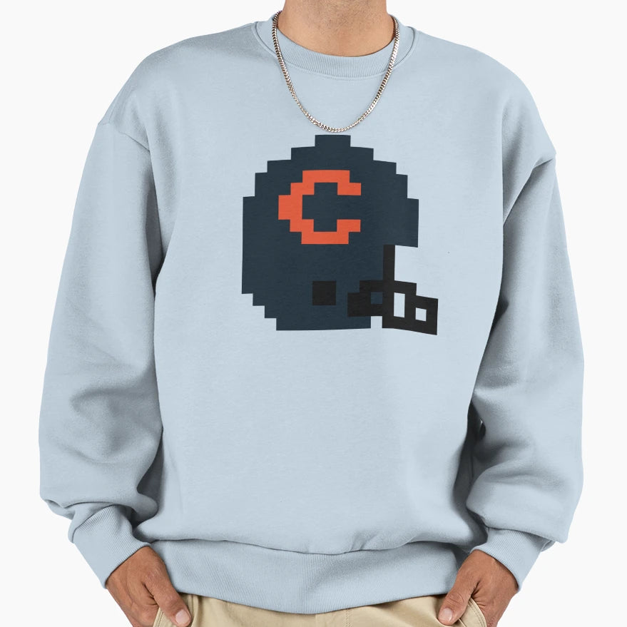 8 Bit 8 Bit Chicago Bears Sweatshirt - Casual Everyday Wear for Adults - T-Shirt, Sweatshirt, Hoodie