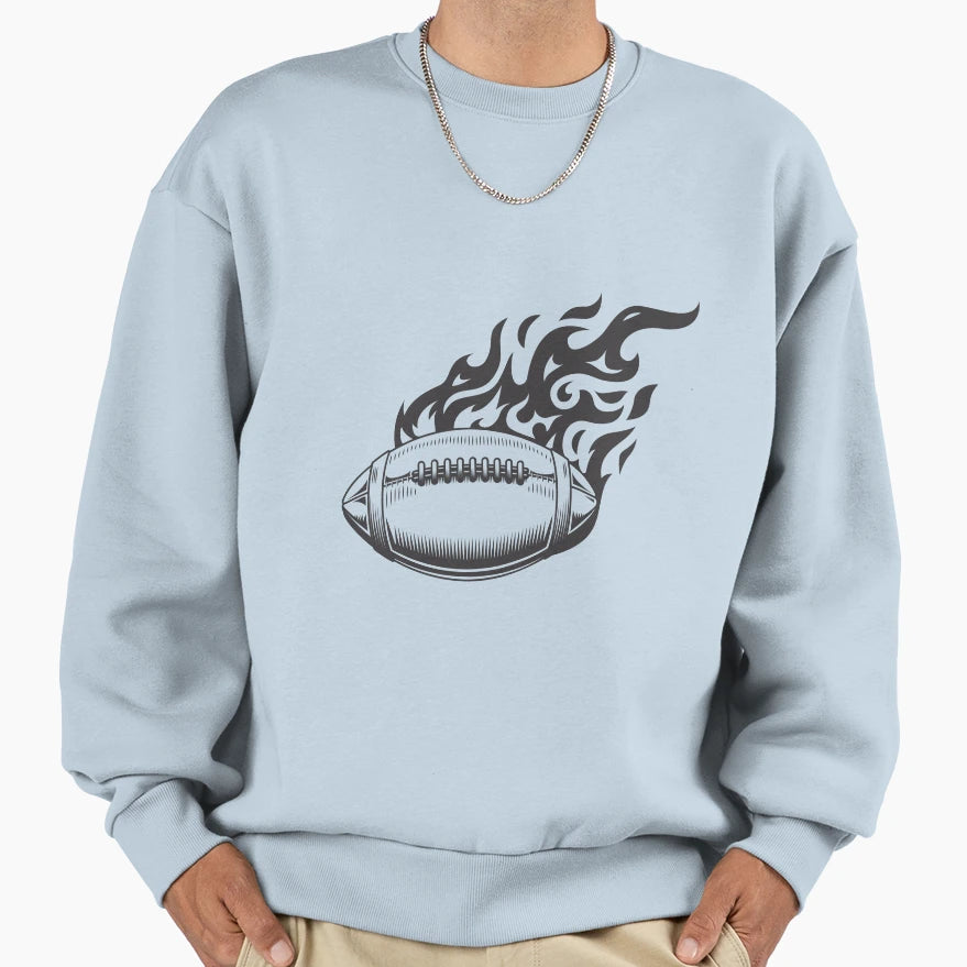 Rugby Ball Sweatshirt - Streetwear Style Unisex - T-Shirt, Sweatshirt, Hoodie