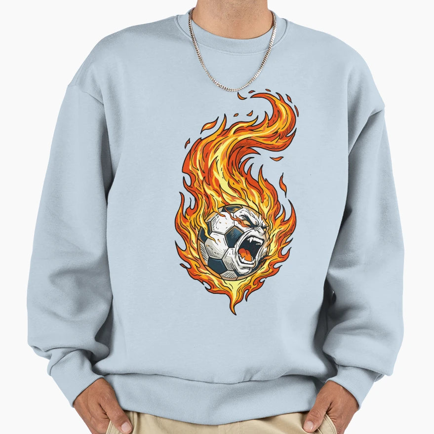 Fire Goal Sweatshirt - Unique Graphic Unisex - T-Shirt, Sweatshirt, Hoodie