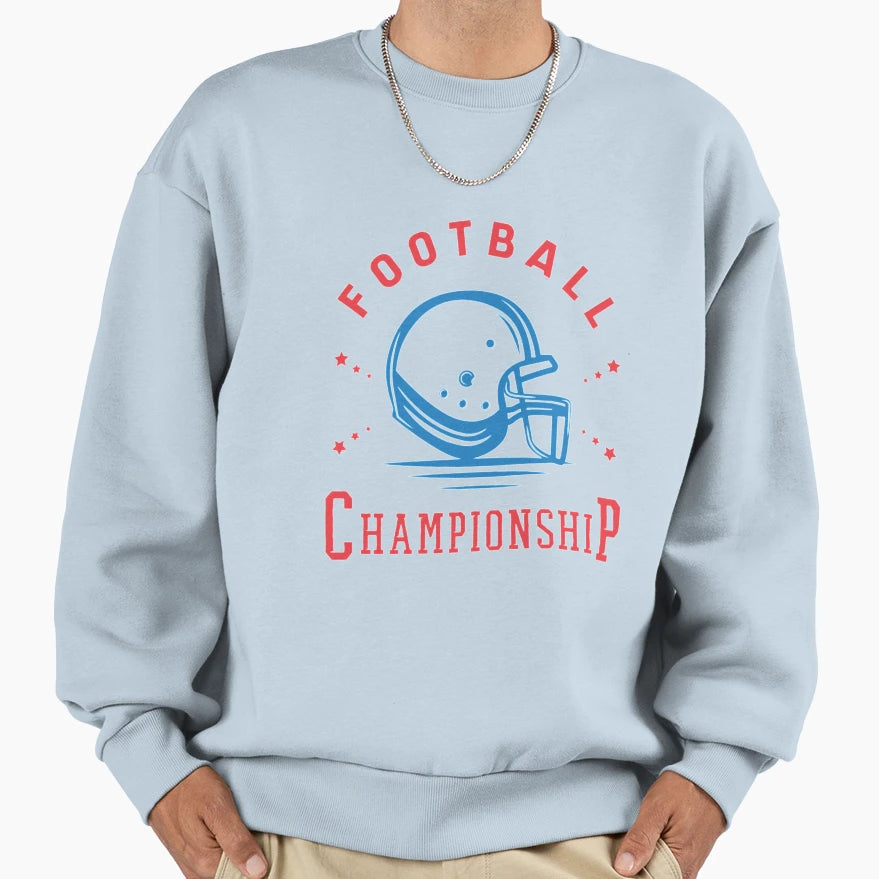Football Championship Colors Usa I Sweatshirt - Trendy Graphic Men Women - T-Shirt, Sweatshirt, Hoodie