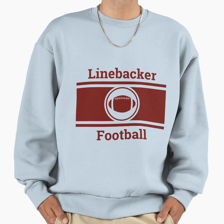 Linebacker Sweatshirt - Aesthetic Graphic for Adults - T-Shirt, Sweatshirt, Hoodie