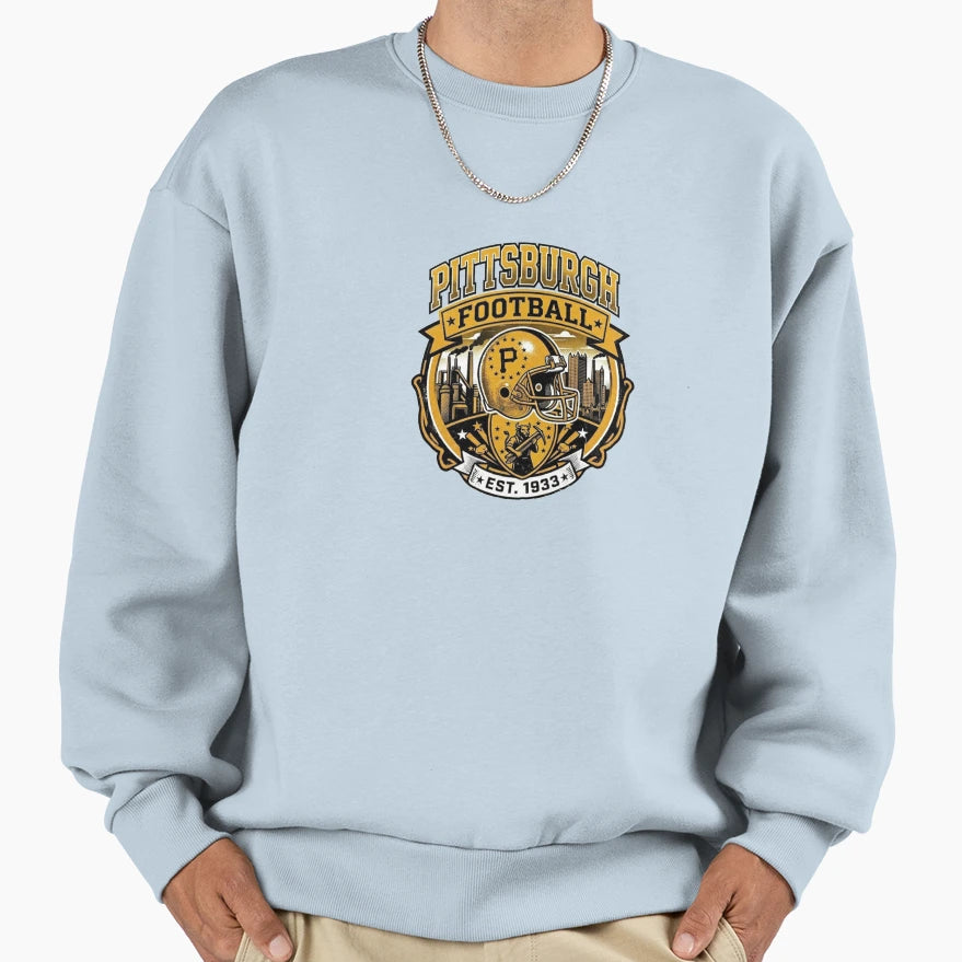 Pittsburgh Steelers Sweatshirt - Aesthetic Graphic for Adults - T-Shirt, Sweatshirt, Hoodie